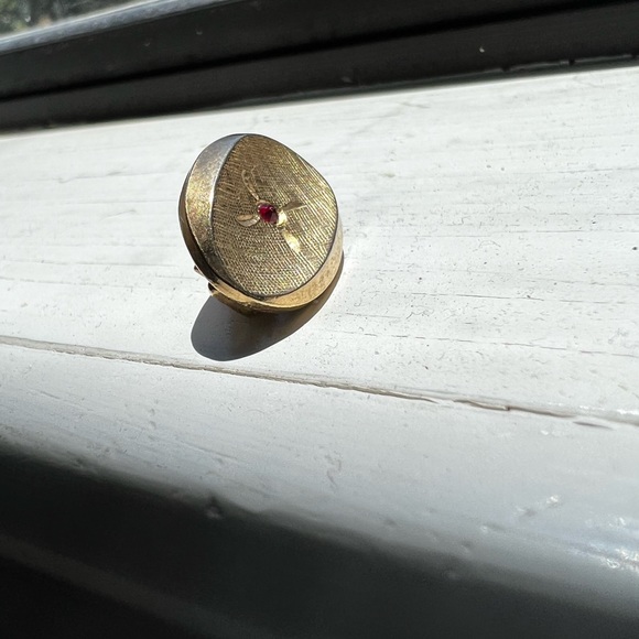Vintage Pat Pend Men’s gold cufflinks and tie clip - Picture 6 of 14